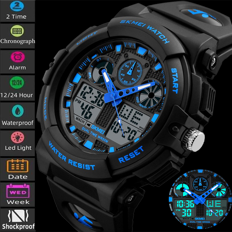 Outdoor Lighting Timer - 2017 New SKMEI Pria Sports Watches