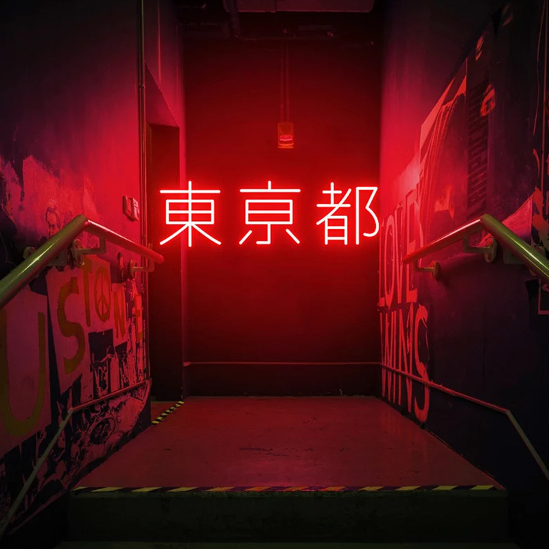 Outdoor Lighting Japan - Tanda Neon Tokyo, tanda Neon Led