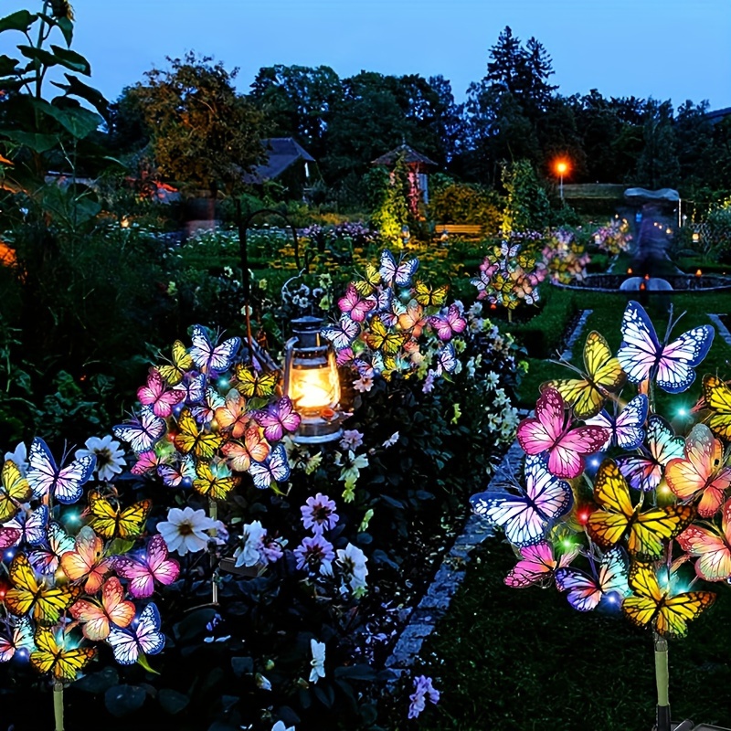 Outdoor Lighting Traditional - Lampu Taman Kupu-kupu LED Surya Lampu