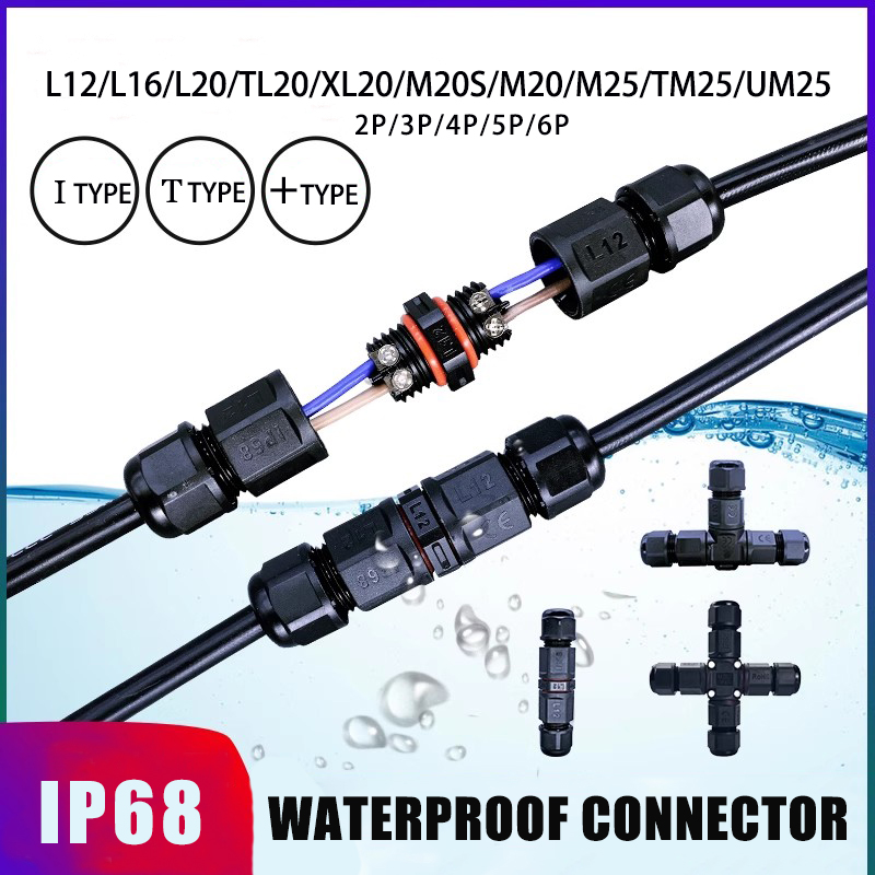 Outdoor Lighting Wire Connectors - IP68 Konektor Tahan Air Kabel Lampu