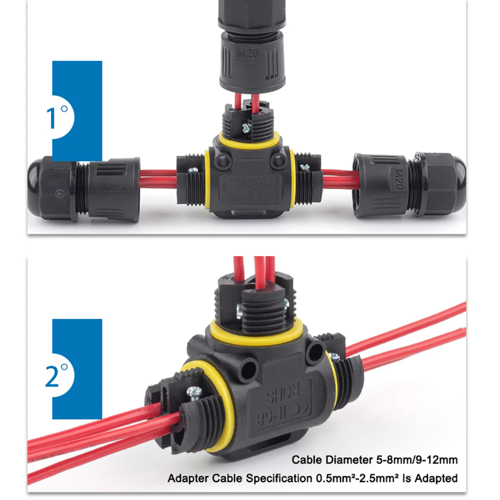 Outdoor Lighting Wire Connectors - Kotak Sambungan Kabel Listrik Tahan Air