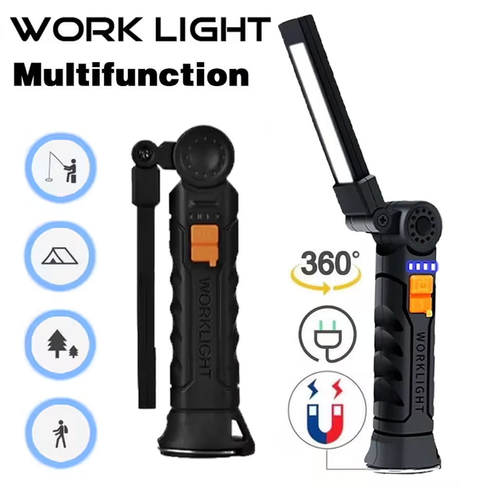 Outdoor Lighting Bollards - Senter LED COB Portabel Senter Isi