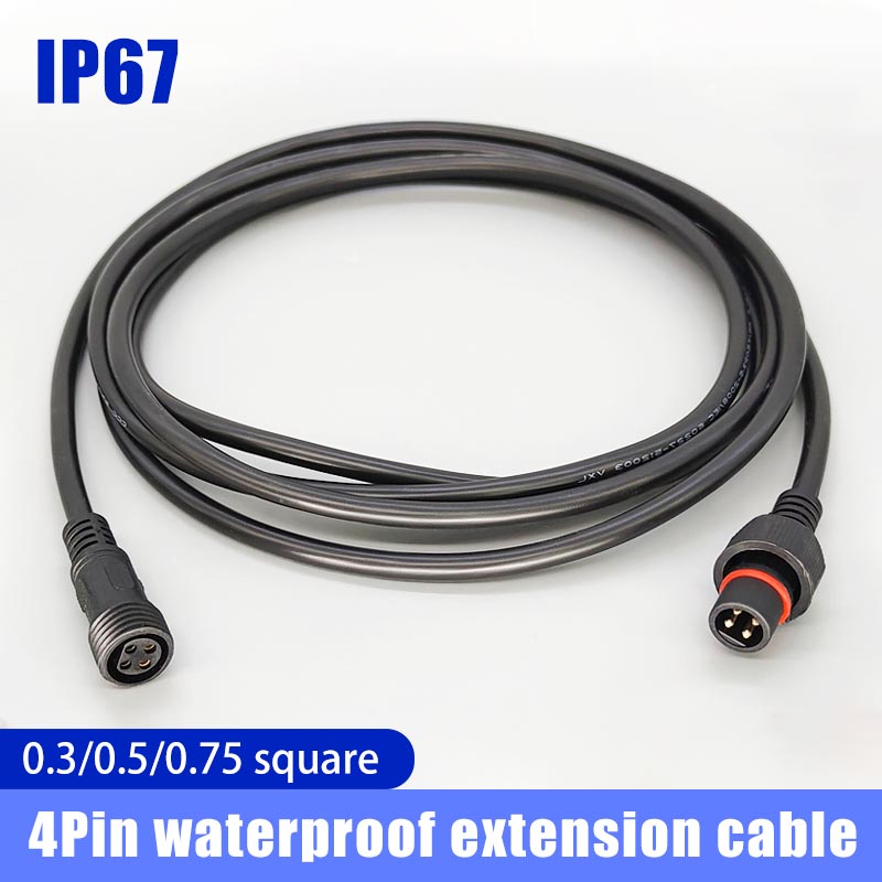 Outdoor Lighting Wire Connectors - Kabel steker Famale pria 4Pin tahan