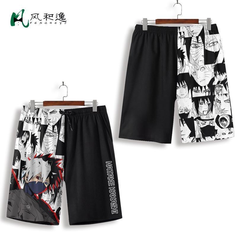 Outdoor Lighting Japan - Celana Pendek Anime Naruto Kasual Pria