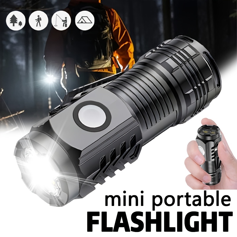 Outdoor Lighting Spotlight - Senter Mini 3LED dengan Klip Pena,