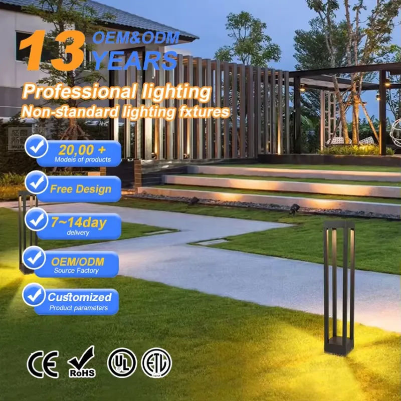 Outdoor Lighting Bollards - Lampu Bollard LED Chip COB Tahan