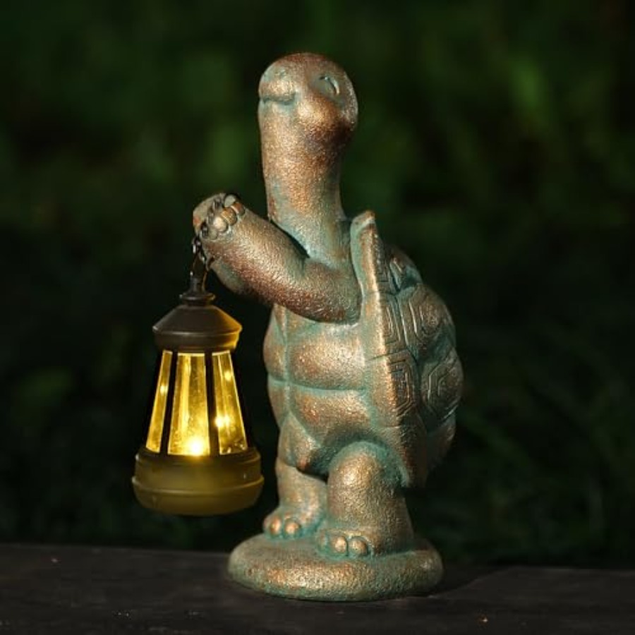 Outdoor Lighting Japan - Patung Kura-Kura Tenaga Surya untuk Taman