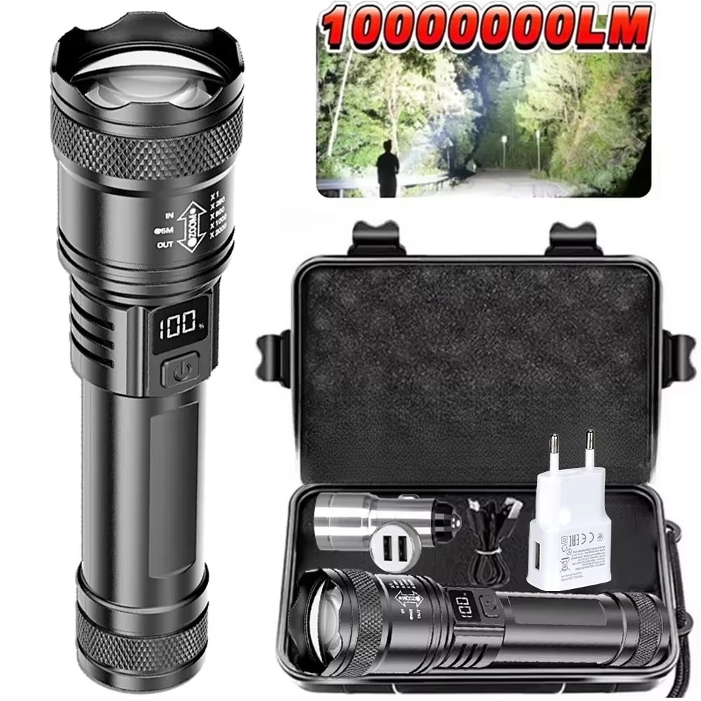 Outdoor Lighting Setup - Senter LED Isi Ulang Senter yang