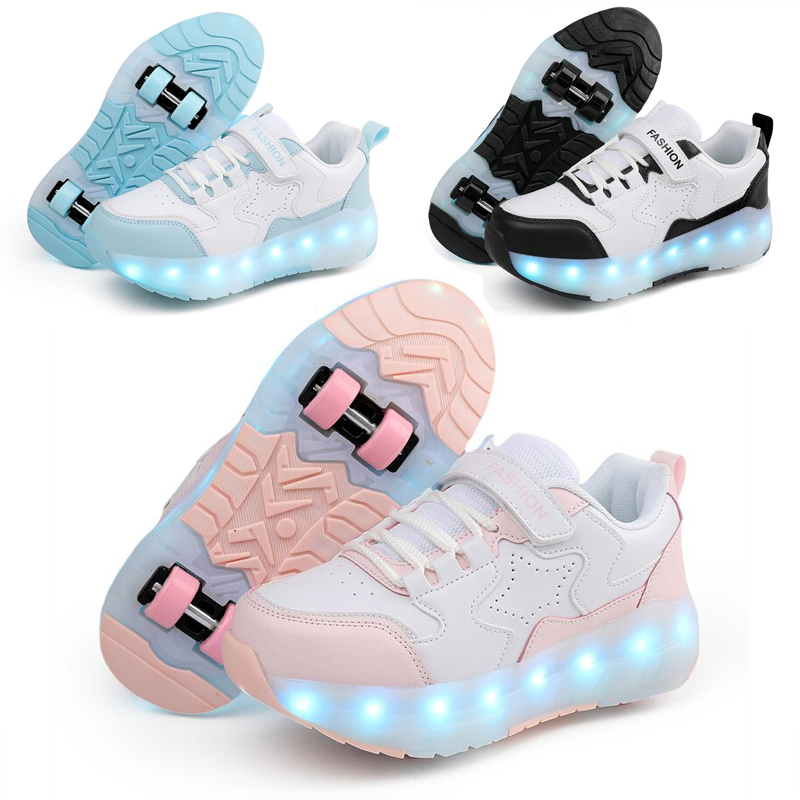 Outdoor Lighting Grid Screen - Sepatu kets Led untuk anak laki-laki