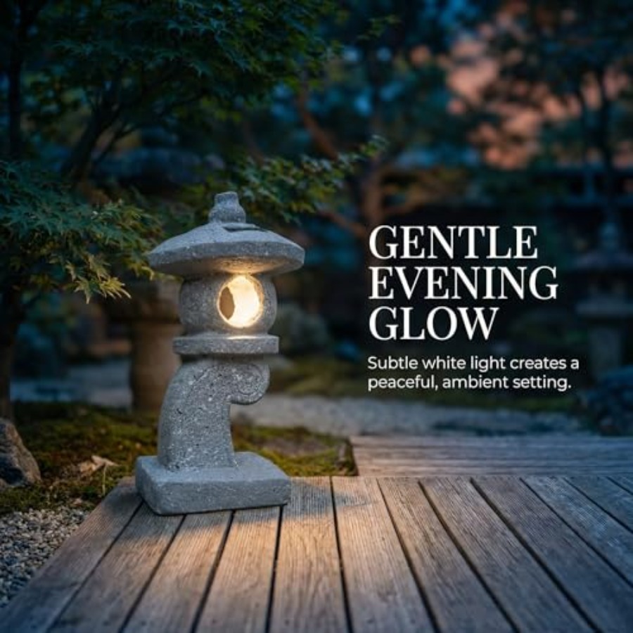 Patung Pagoda Zen Bertenaga Su - Outdoor Lighting Japan ulasan dan harga