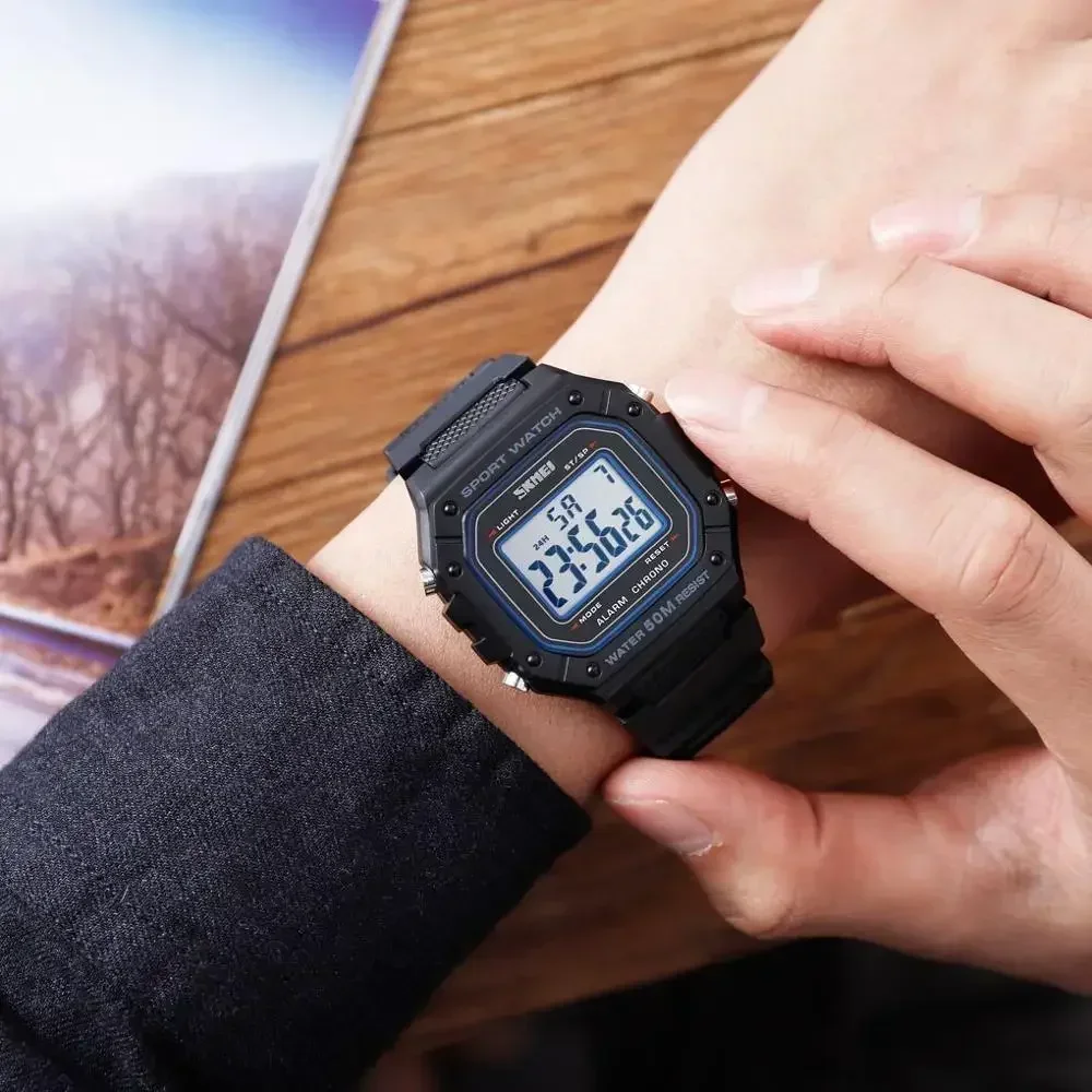 SKMEI 1496 montre homme jam ta - Outdoor Lighting Timer ulasan dan harga