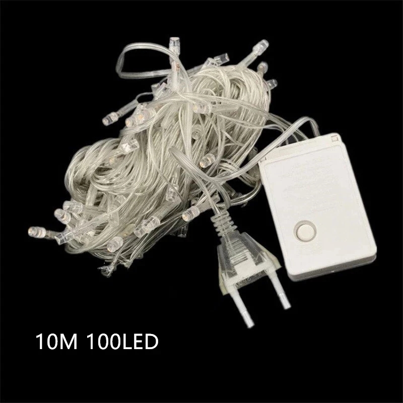 110V 220V 10M 100 Lampu LED Ra - Outdoor Lighting On House ulasan dan harga