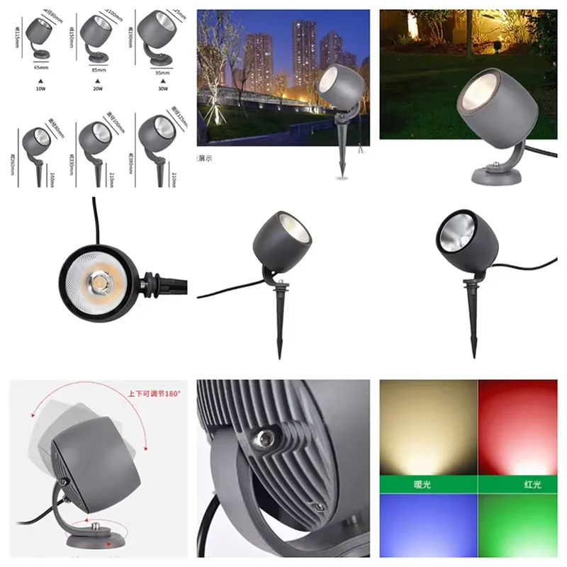 Lampu Sorot LED Taman Luar Rua - Outdoor Lighting Spotlight ulasan dan harga