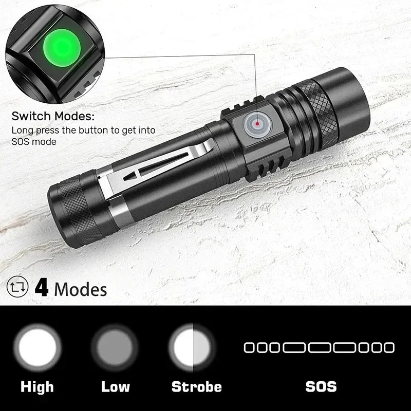 Senter Tangan T6 Isi Ulang Men - Outdoor Lighting On House ulasan dan harga