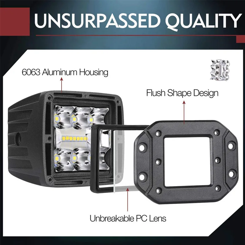 Lampu Kerja LED 5 Inci Tipe Fl - Outdoor Lighting Spotlight ulasan dan harga