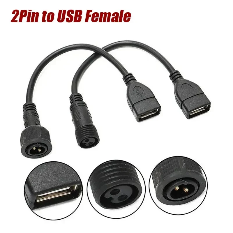Kabel Konektor 2 Pin ke USB Fe - Outdoor Lighting Wire Connectors ulasan dan harga