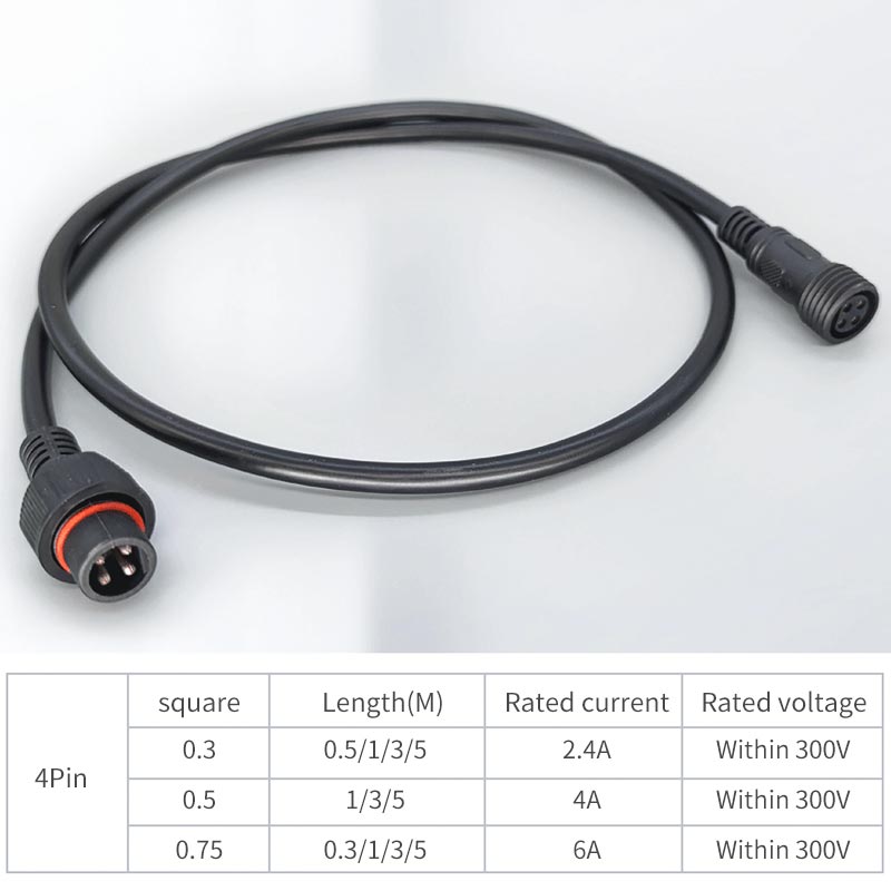Kabel steker Famale pria 4Pin  - Outdoor Lighting Wire Connectors ulasan dan harga