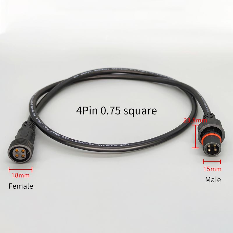Kabel steker Famale pria 4Pin  - Outdoor Lighting Wire Connectors ulasan dan harga