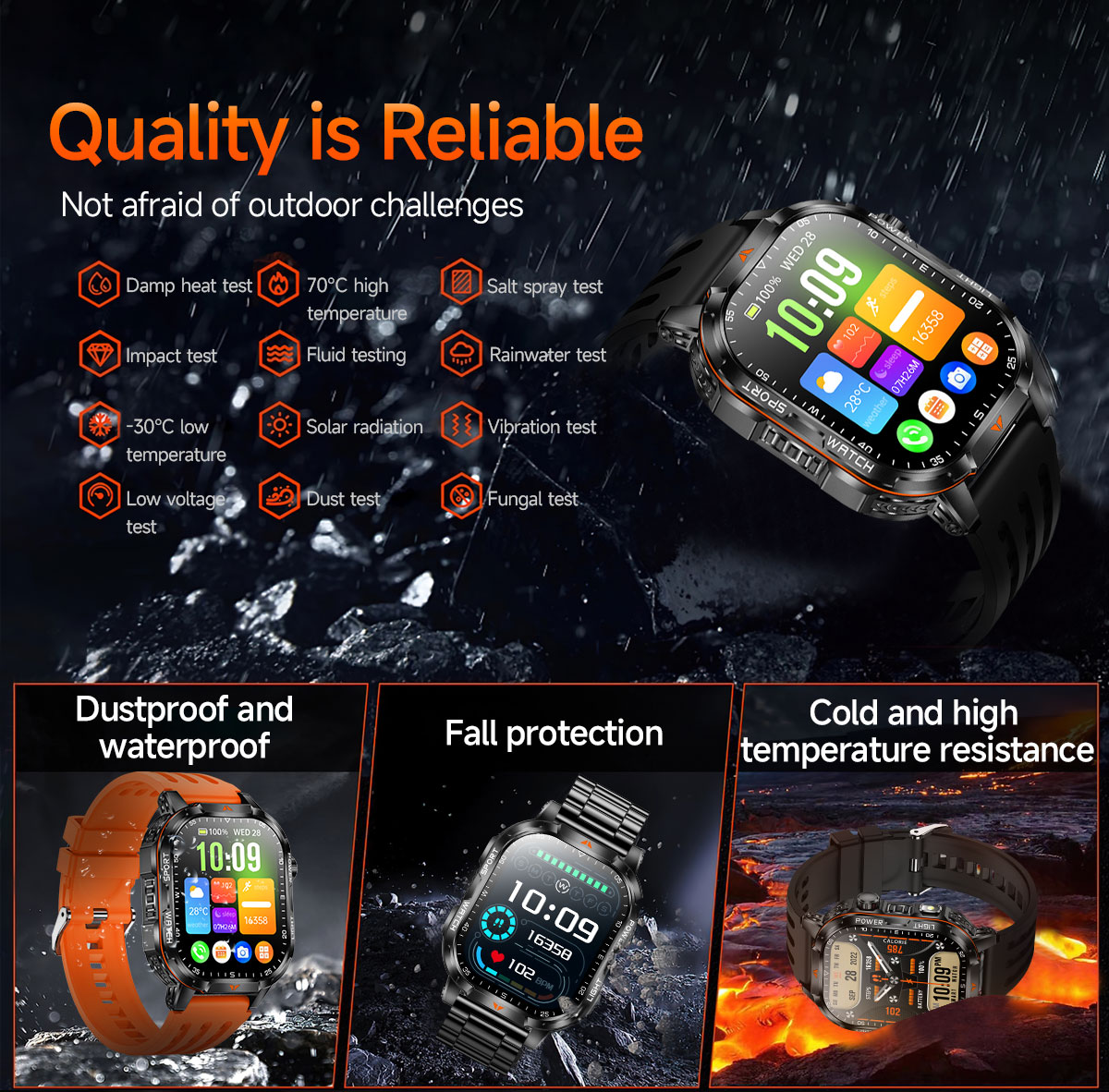 Jam tangan pintar pria tahan b - Outdoor Lighting Japan ulasan dan harga