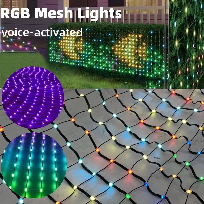 Lampu Jaring Pintar untuk Luar - Outdoor Lighting Grid Screen ulasan dan harga
