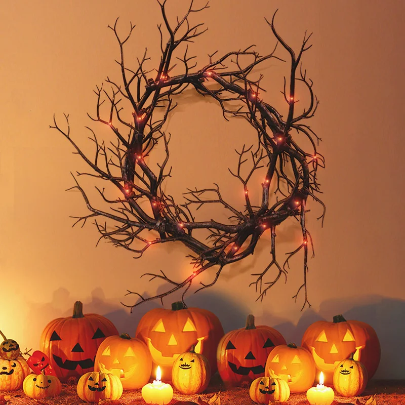 Halloween dekorasi karangan bu - Outdoor Lighting On House ulasan dan harga