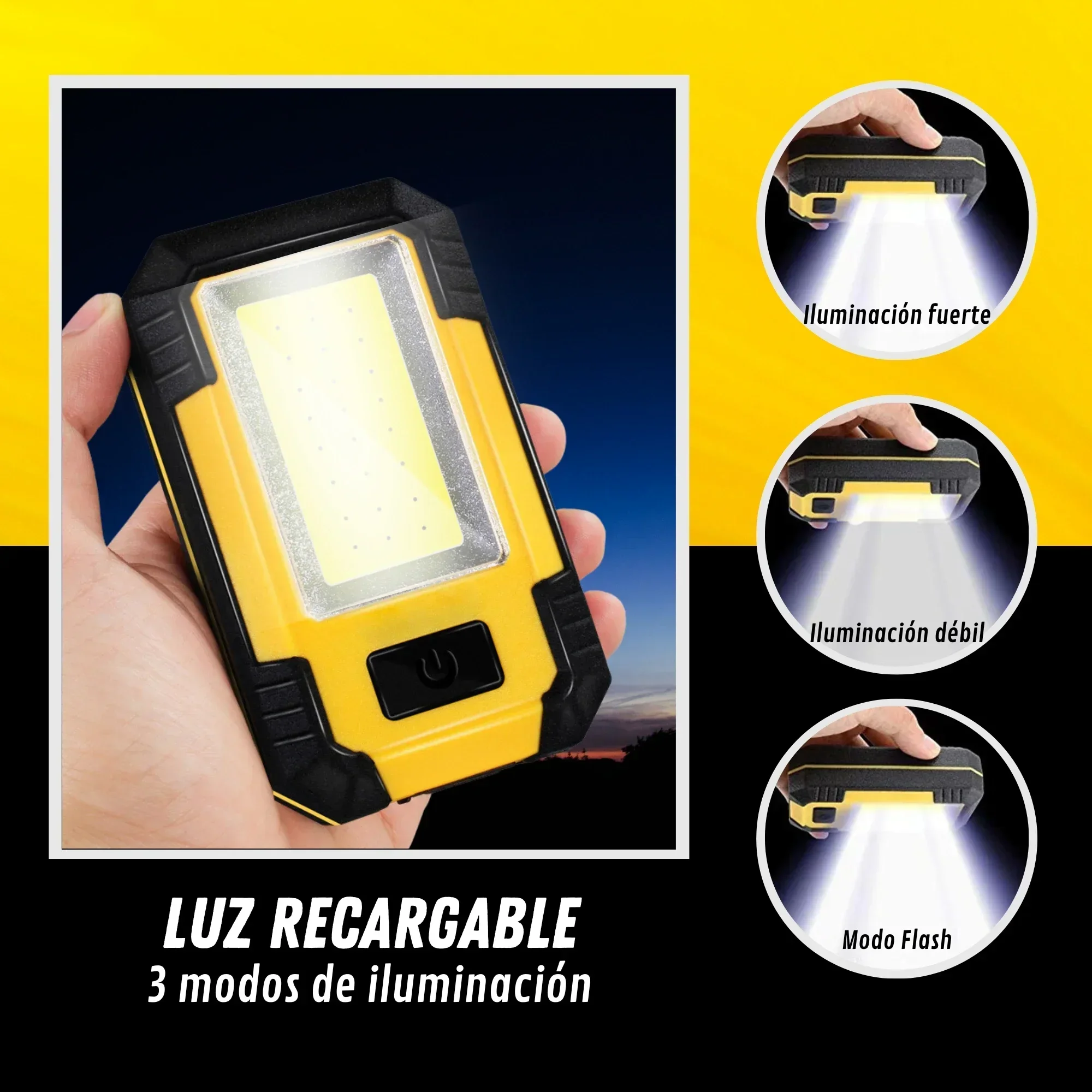 Lampu Kerja Isi Ulang 4000mAh  - Outdoor Lighting Bollards ulasan dan harga