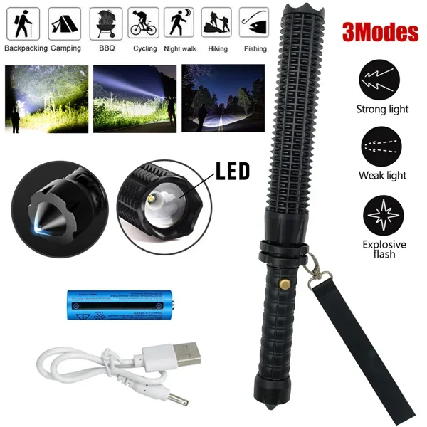 Senter LED Isi Ulang USB, Sent - Outdoor Lighting Setup ulasan dan harga