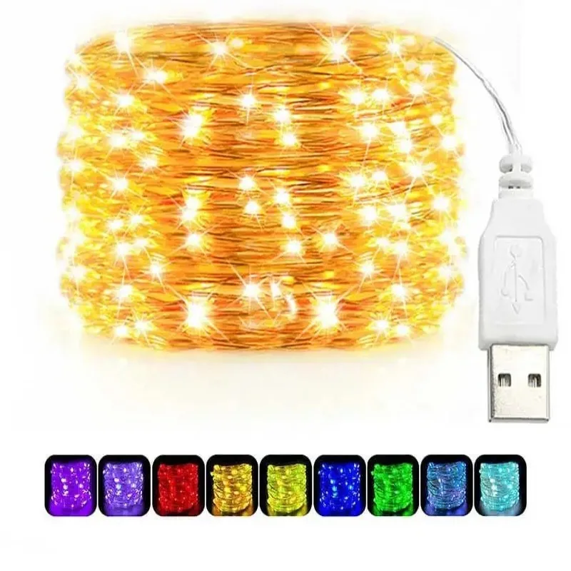 Lampu setrip LED USB dekorasi  - Outdoor Lighting No Wiring ulasan dan harga