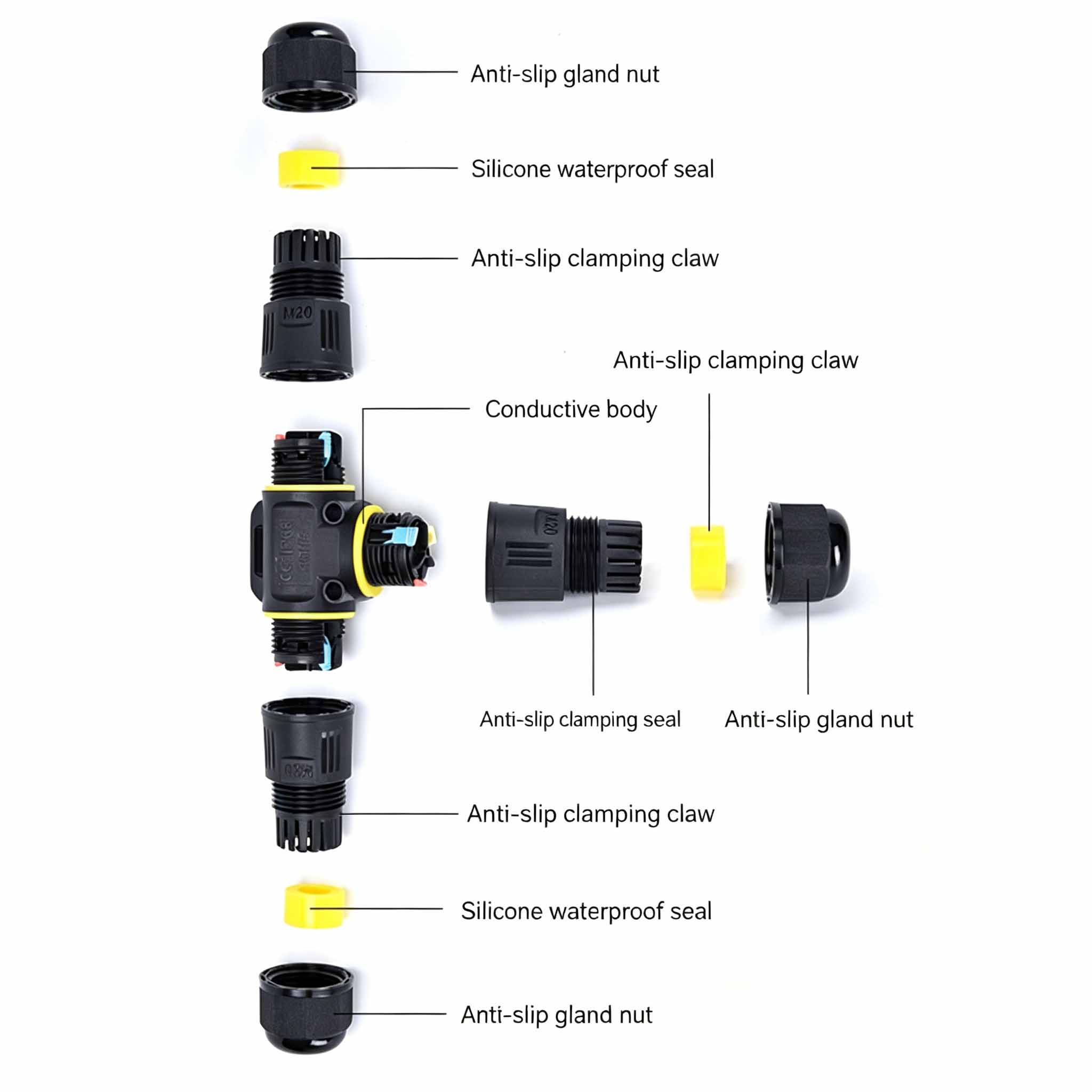 Konektor Kabel Tipe T Tahan Ai - Outdoor Lighting Wire Connectors ulasan dan harga
