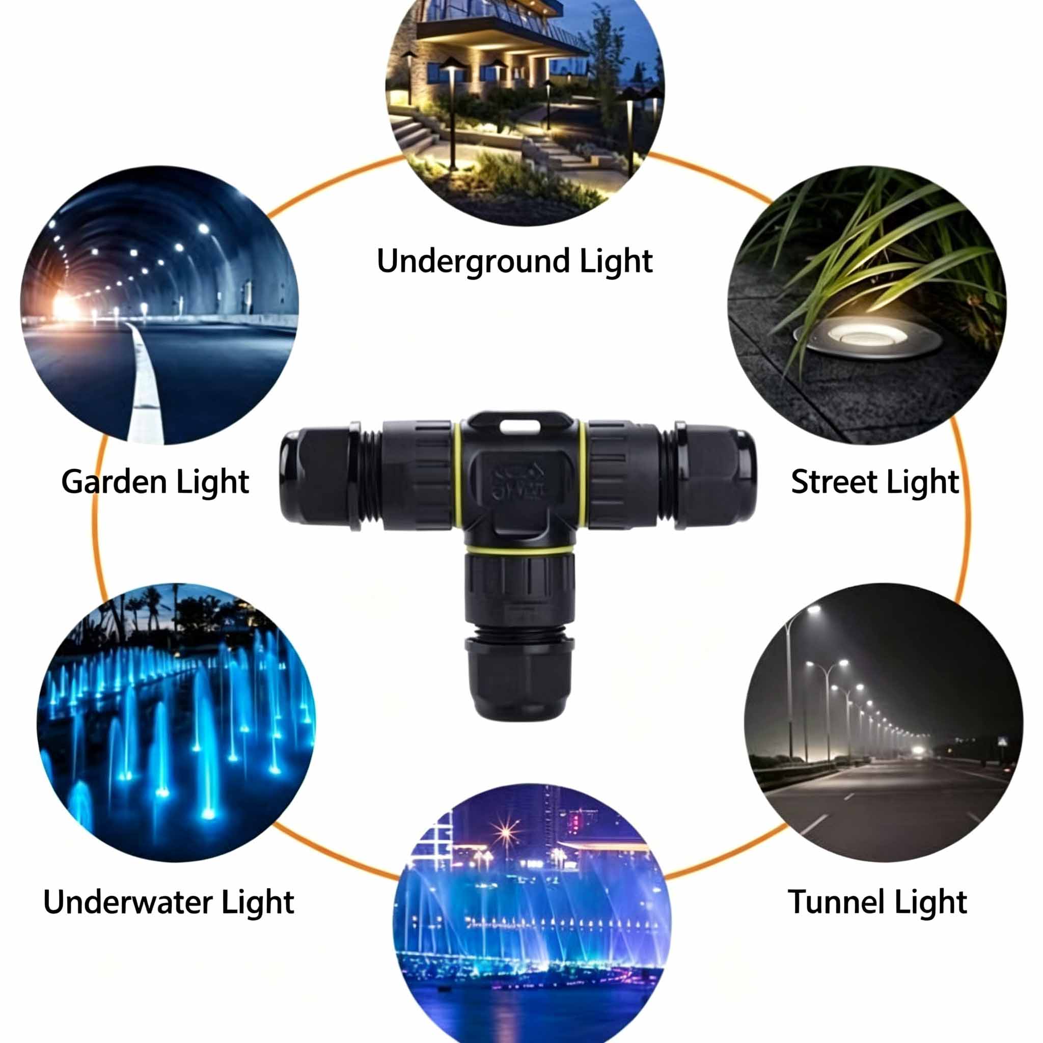 Konektor Kabel Tipe T Tahan Ai - Outdoor Lighting Wire Connectors ulasan dan harga
