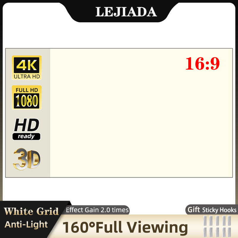 LEJIADA layar proyektor 60-130 - Outdoor Lighting Grid Screen ulasan dan harga