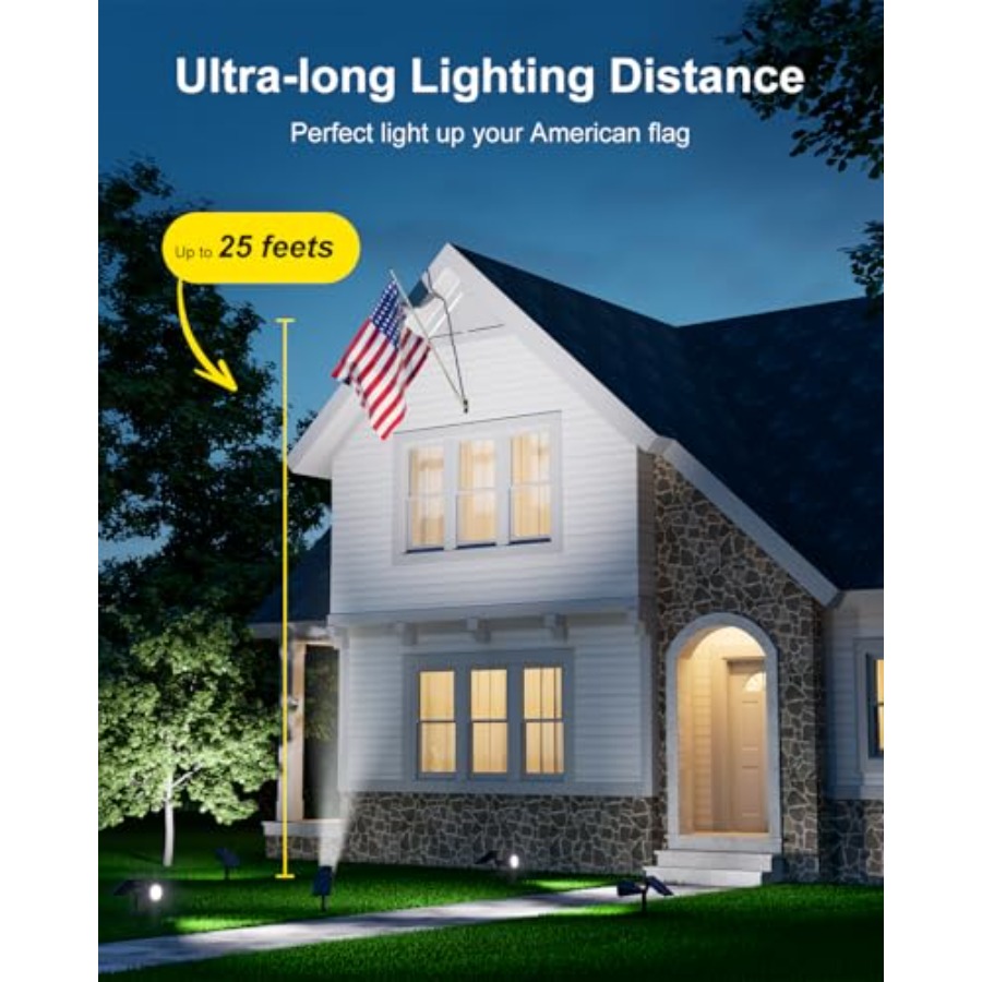 Lampu Sorot Tenaga Surya Tahan - Outdoor Lighting Spotlight ulasan dan harga