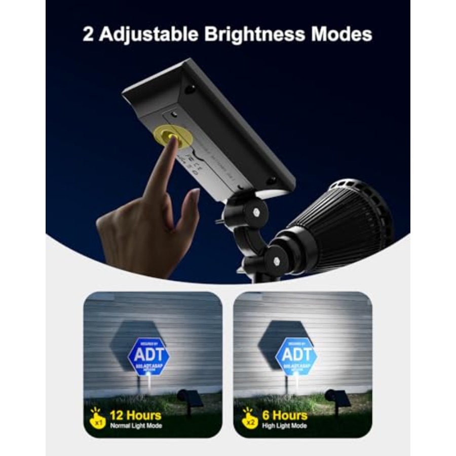 Lampu Sorot Tenaga Surya Tahan - Outdoor Lighting Spotlight ulasan dan harga