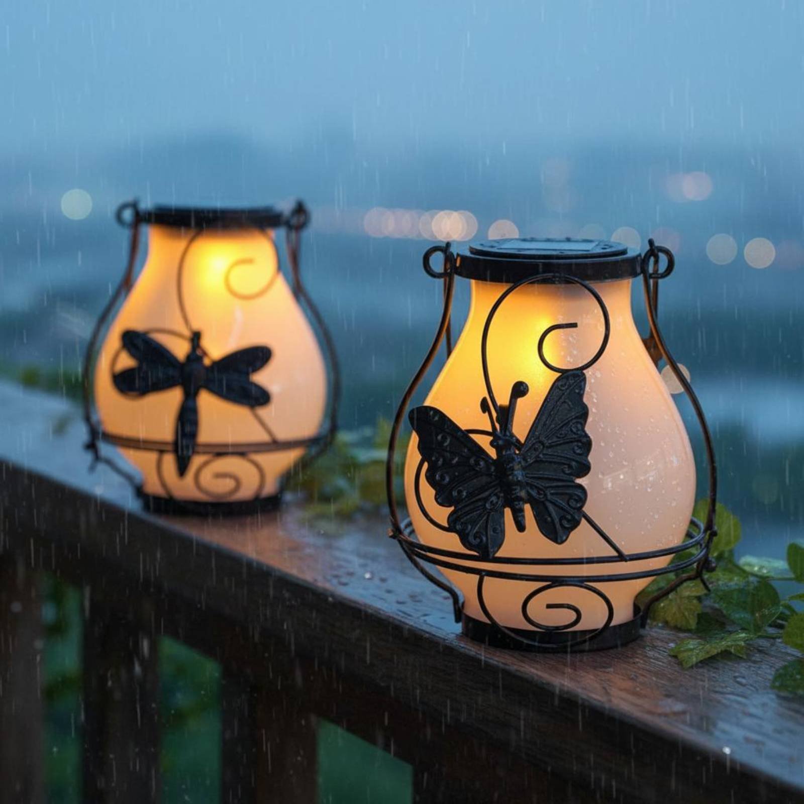 Lentera Kupu-kupu Tenaga Surya - Outdoor Lighting For Patio ulasan dan harga