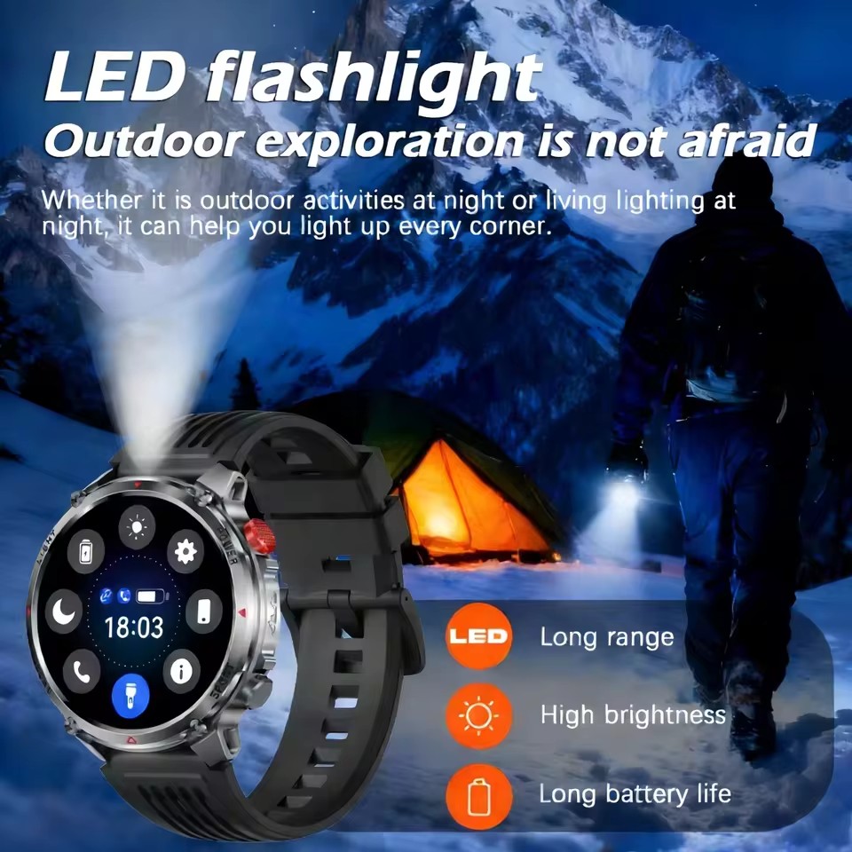 Jam Tangan Pintar Militer Outd - Outdoor Lighting Japan ulasan dan harga