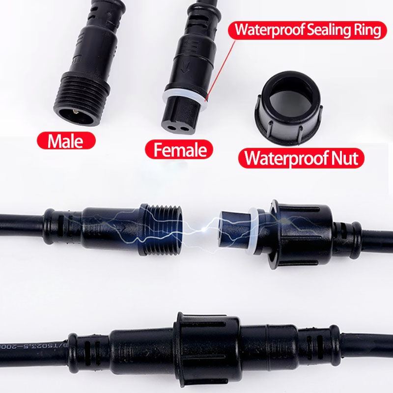 Set Konektor Kabel Tahan Air 2 - Outdoor Lighting Wire Connectors ulasan dan harga