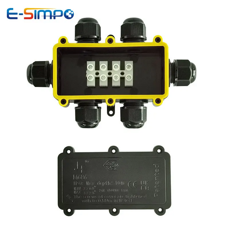 6Way 1IN5Out IP68 Kotak Sambun - Outdoor Lighting Wire Connectors ulasan dan harga
