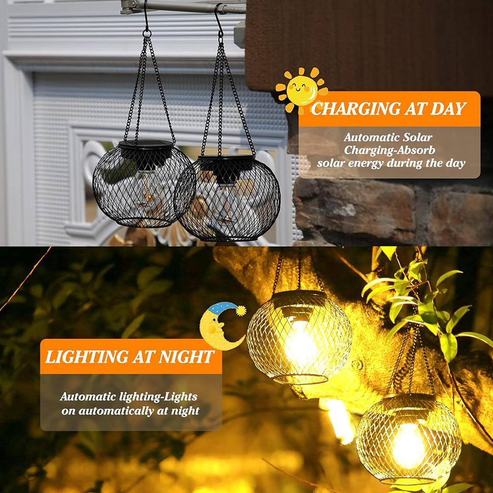 Lampu Lentera Surya Gantung Re - Outdoor Lighting Grid Screen ulasan dan harga