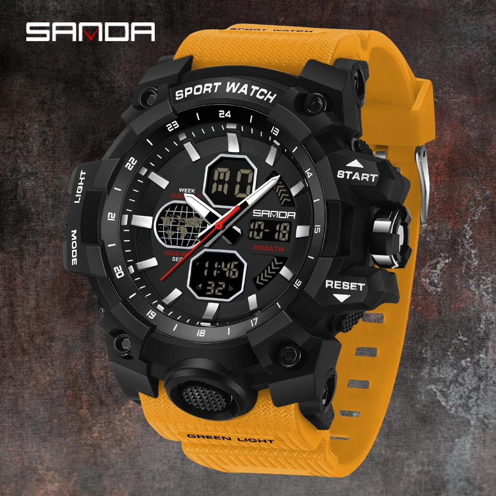 SANDA Jam Tangan Olahraga Mult - Outdoor Lighting For Steps ulasan dan harga