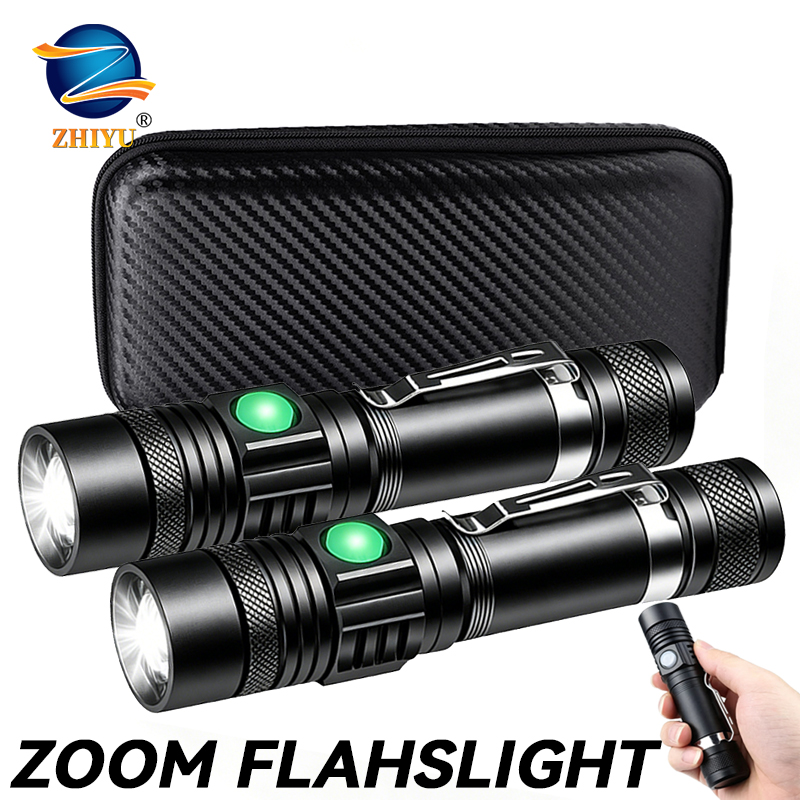 Senter LED T6 Isi Ulang, Sente - Outdoor Lighting On House ulasan dan harga