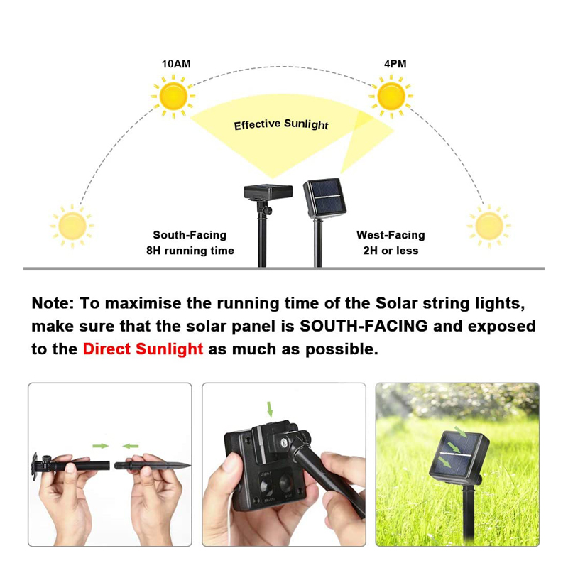 LED Luar Ruangan Lampu Tali Pe - Outdoor Lighting No Wiring ulasan dan harga