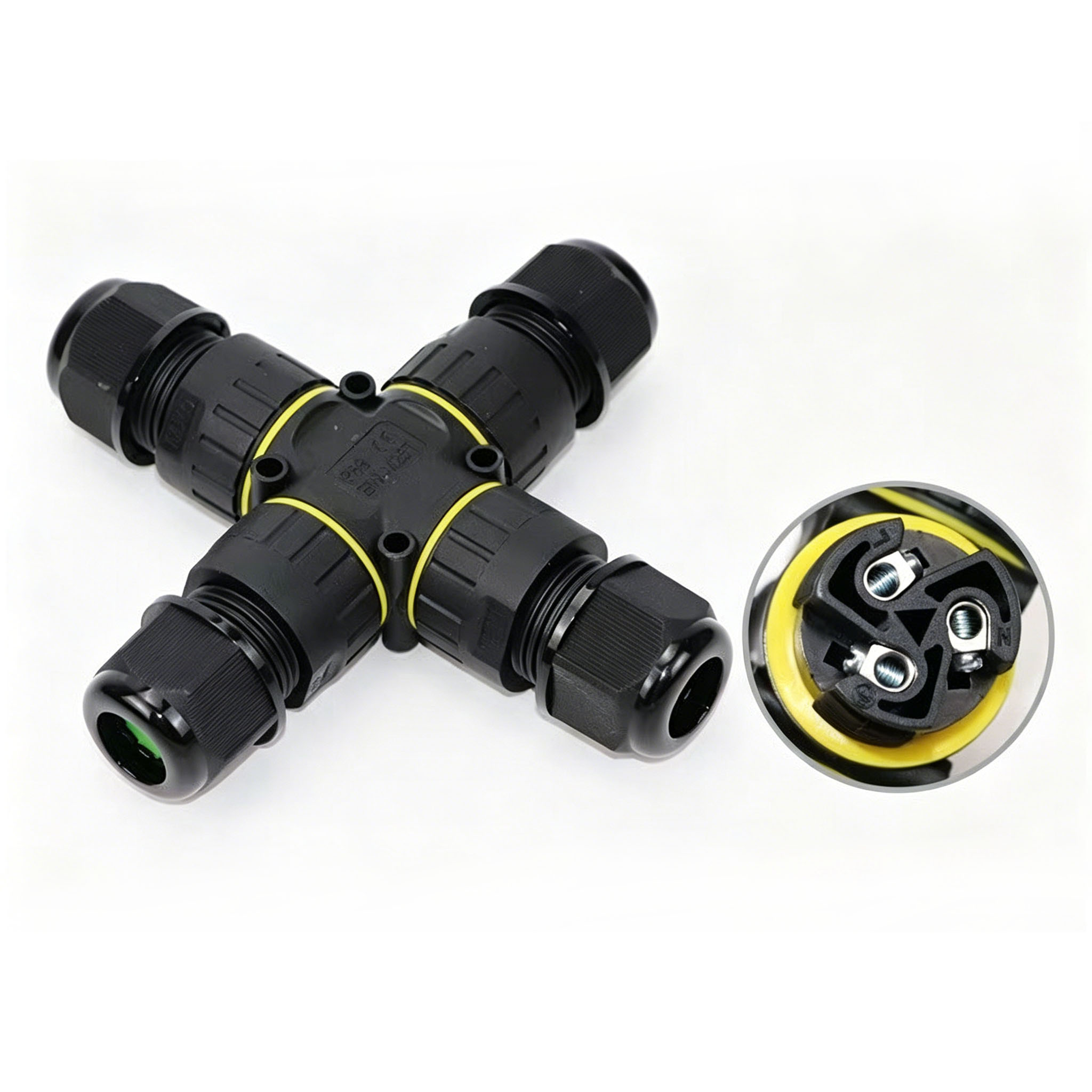Konektor Tahan Air IP68 4 Arah - Outdoor Lighting Wire Connectors ulasan dan harga
