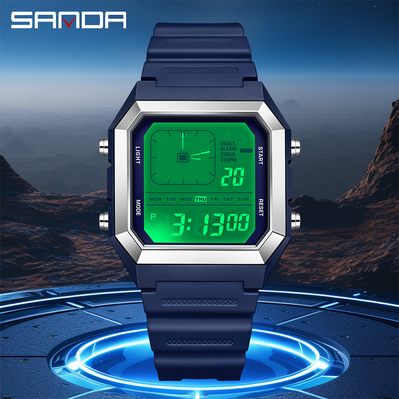 SANDA 6307 Jam Tangan Elektron - Outdoor Lighting Timer ulasan dan harga