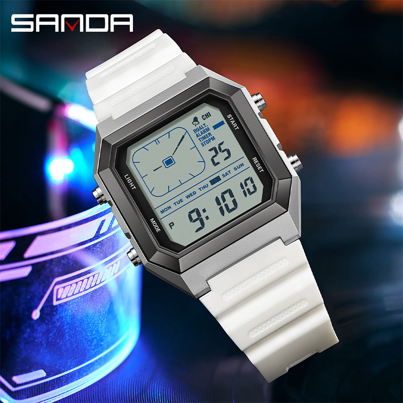 SANDA 6307 Jam Tangan Elektron - Outdoor Lighting Timer ulasan dan harga